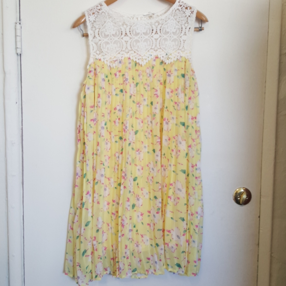 Babydoll summer dress floral lace WonderLust LA